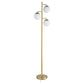 Sena 66-inch Spherical Bulb Tree Metal Floor Lamp Gold