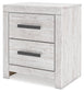 Cayboni Queen Panel Bed with Mirrored Dresser, Chest and 2 Nightstands