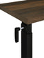 Westpark Height Adjustable Mobile Bedroom C-Table Dark Pine
