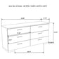Felicity 5-piece California King Bedroom Set White High Gloss
