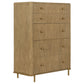 Arini 5-piece California King Bedroom Set Cream and Sand Wash