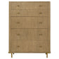 Arini 5-piece California King Bedroom Set Cream and Sand Wash