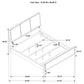 Arini 5-piece California King Bedroom Set Cream and Sand Wash