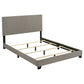 Dorian Fabric Upholstered Queen Panel Bed Taupe