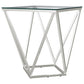 Brittania 3-piece Square Coffee and End Table Set Nickel