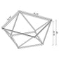 Brittania 3-piece Square Coffee and End Table Set Nickel