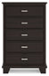 Covetown Five Drawer Chest