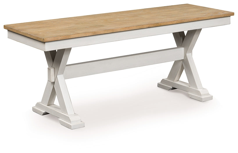 Purlaney Large Dining Room Bench