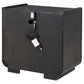 Leandro 2-drawer LED Nightstand with USB Burnished Black