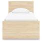 Onita Twin Panel Platform Bed with 1 Side Storage