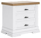 Ashbryn King Panel Storage Bed with Mirrored Dresser, Chest and Nightstand