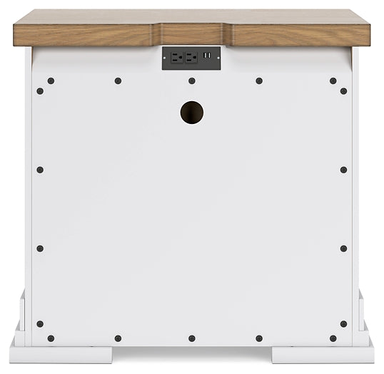 Ashbryn Queen Panel Storage Bed with Mirrored Dresser and Nightstand