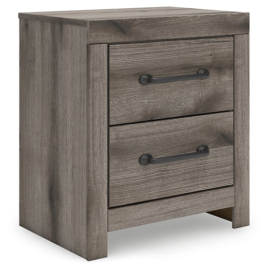 Graystorm Twin Panel Bed, Dresser, Mirror and Nightstand