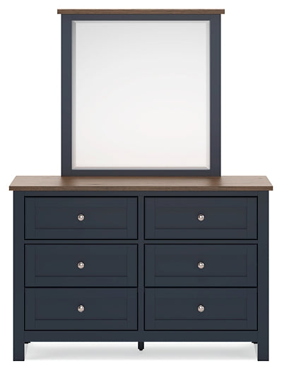 Landocken Full Panel Bed, Dresser, Mirror and Nightstand