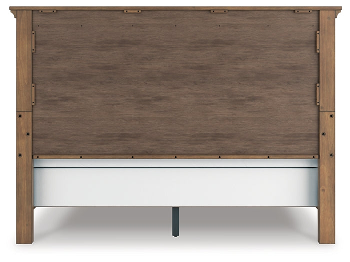 Feddinger King Panel Bed with Mirrored Dresser