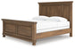 Feddinger King Panel Bed with Mirrored Dresser