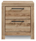Hyanna King Panel Bed, Dresser, Mirror and Nightstand