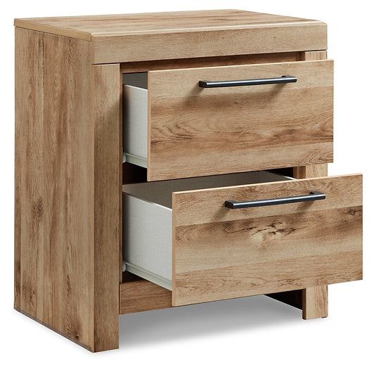 Hyanna King Panel Bed, Dresser, Mirror and Nightstand