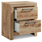 Hyanna King Panel Bed, Dresser, Mirror and Nightstand