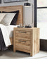 Hyanna King Panel Bed, Dresser, Mirror and Nightstand