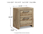 Hyanna King Panel Bed, Dresser, Mirror and Nightstand