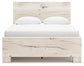 Lawroy Queen Panel Bed with Storage, Dresser and Mirror