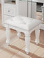 Kozlani Vanity Upholstered Stool