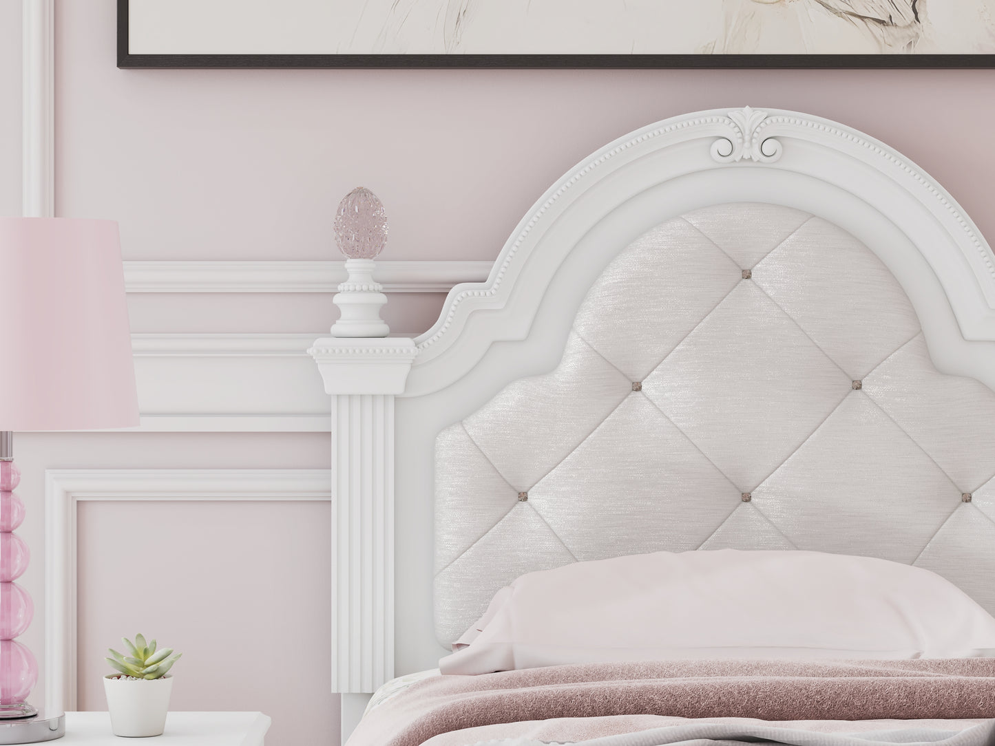 Kozlani Twin Upholstered Panel Storage Bed
