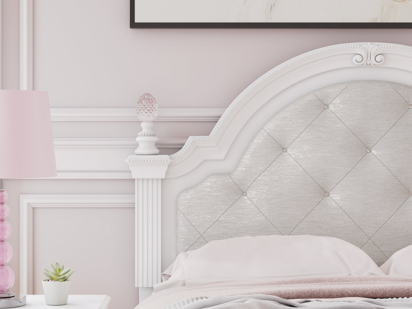 Kozlani Full Upholstered Panel Bed
