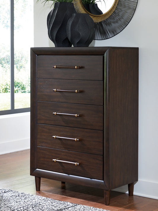 Dantenton Five Drawer Chest