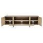 Kailani 79-inch 4-door Cane TV Stand Media Console Beige Oak