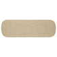 Kailani Coastal Sofa Console Table with Shelf Beige Oak