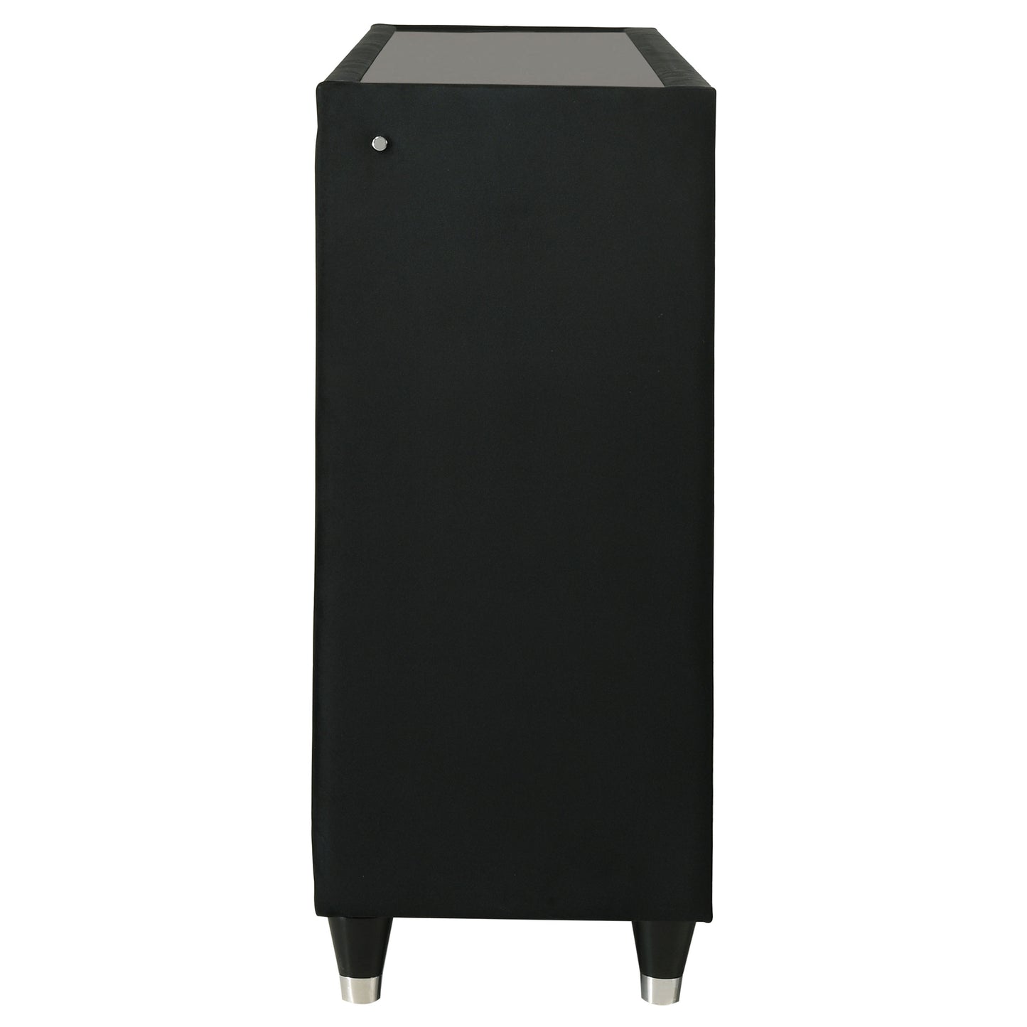 Lorient 8-drawer LED Bedroom Dresser Cabinet Black