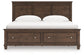 Danabrin King Panel Storage Bed, Dresser, Mirror and Nightstand