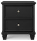 Lanolee Queen Panel Storage Bed, Dresser, Mirror and Nightstand