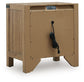 Ridgester Three Drawer Night Stand