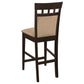 Gabriel 7-piece Square Counter Height Dining Set Cappuccino