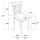 Lavon 5-piece Oval Extension Leaf Dining Set Espresso