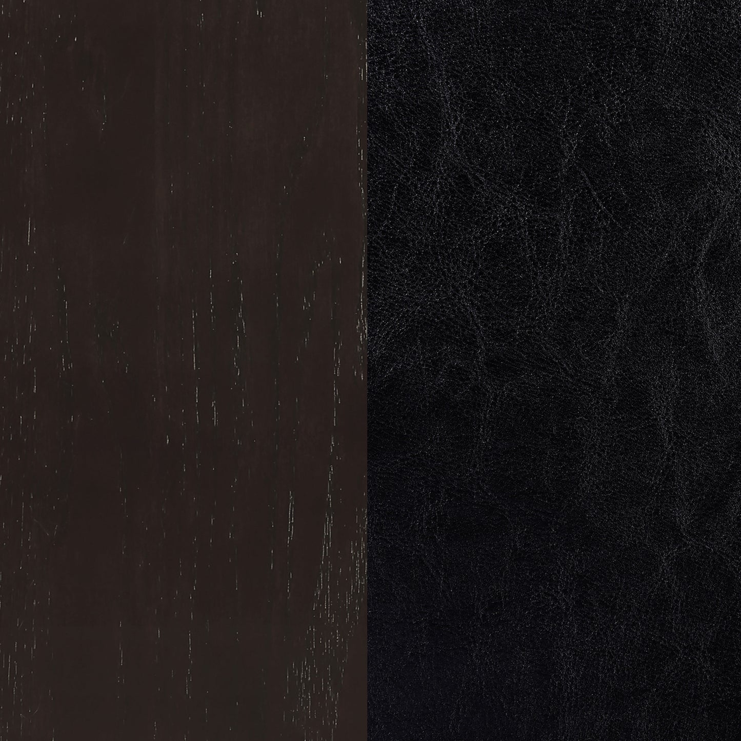 Lavon Wood Dining Side Chair Black and Espresso (Set of 2)