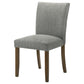 Paxton Upholstered Dining Side Chair Grey (Set of 2)