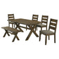 Alston 6-piece Rectangular Dining Table Set Knotty Nutmeg