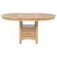 Lavon Oval 60-inch Wood Extension Leaf Dining Table Light Oak