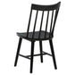 Middleton 6-piece Extension Leaf Dining Set Brown and Black