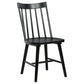Middleton 7-piece Extension Leaf Dining Set Brown and Black