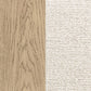 Kailani Rattan Cane Dining Side Chair Beige Oak (Set of 2)