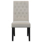 Alana Velvet Upholstered Dining Side Chair Sand (Set of 2)