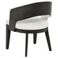Leandro 7-piece Round Dining Table Set Burnished Black