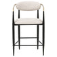 Tina Fabric Upholstered Counter Chair Beige (Set of 2)