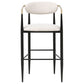 Tina Fabric Upholstered Bar Chair Beige (Set of 2)