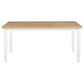 Andrews 7-piece Rectangular Dining Set Light Ash and White